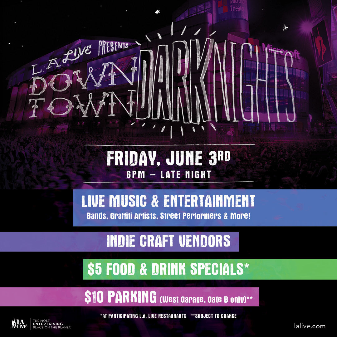 We Will Be @ Downtown Dark Nights on June 3rd!!!!