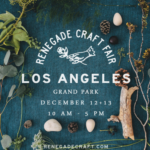 We will be @ Renegade Craft Fair on Dec. 12th & 13th!!!!