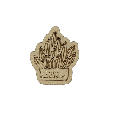 Heart Succulent Magnet