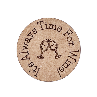 It's Always Time for Wine Magnet