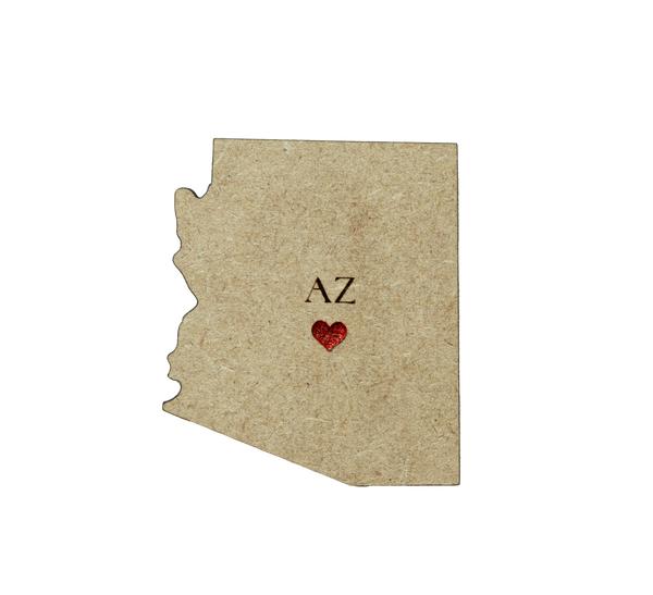 Home State Heart Magnets