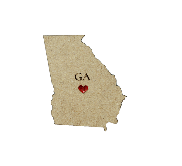 Home State Heart Magnets