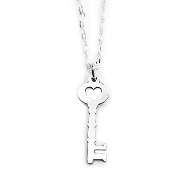 Heart Key Necklace