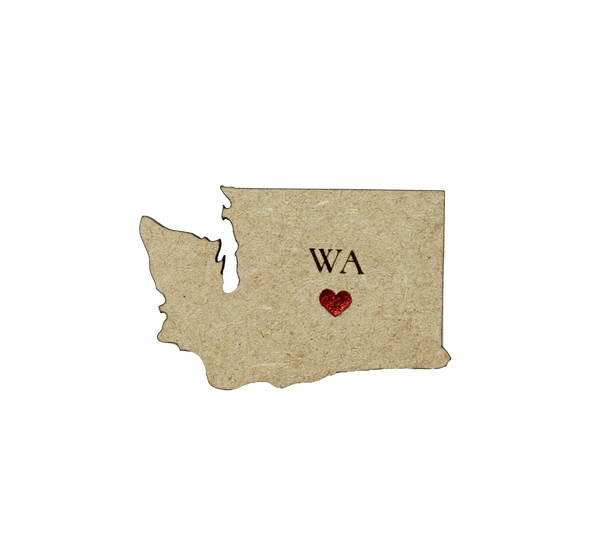 Home State Heart Magnets