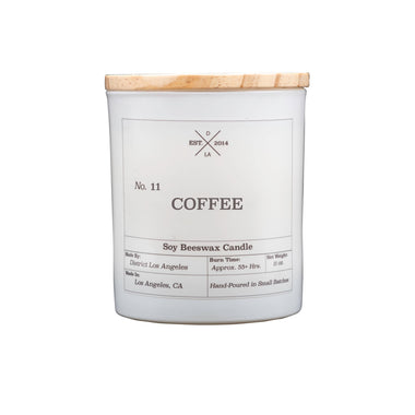 White Tumbler Candle | Coffee