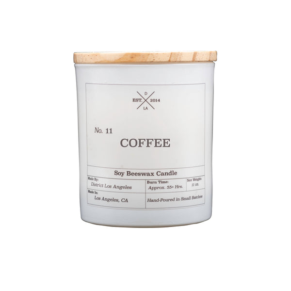 White Tumbler Candle | Coffee
