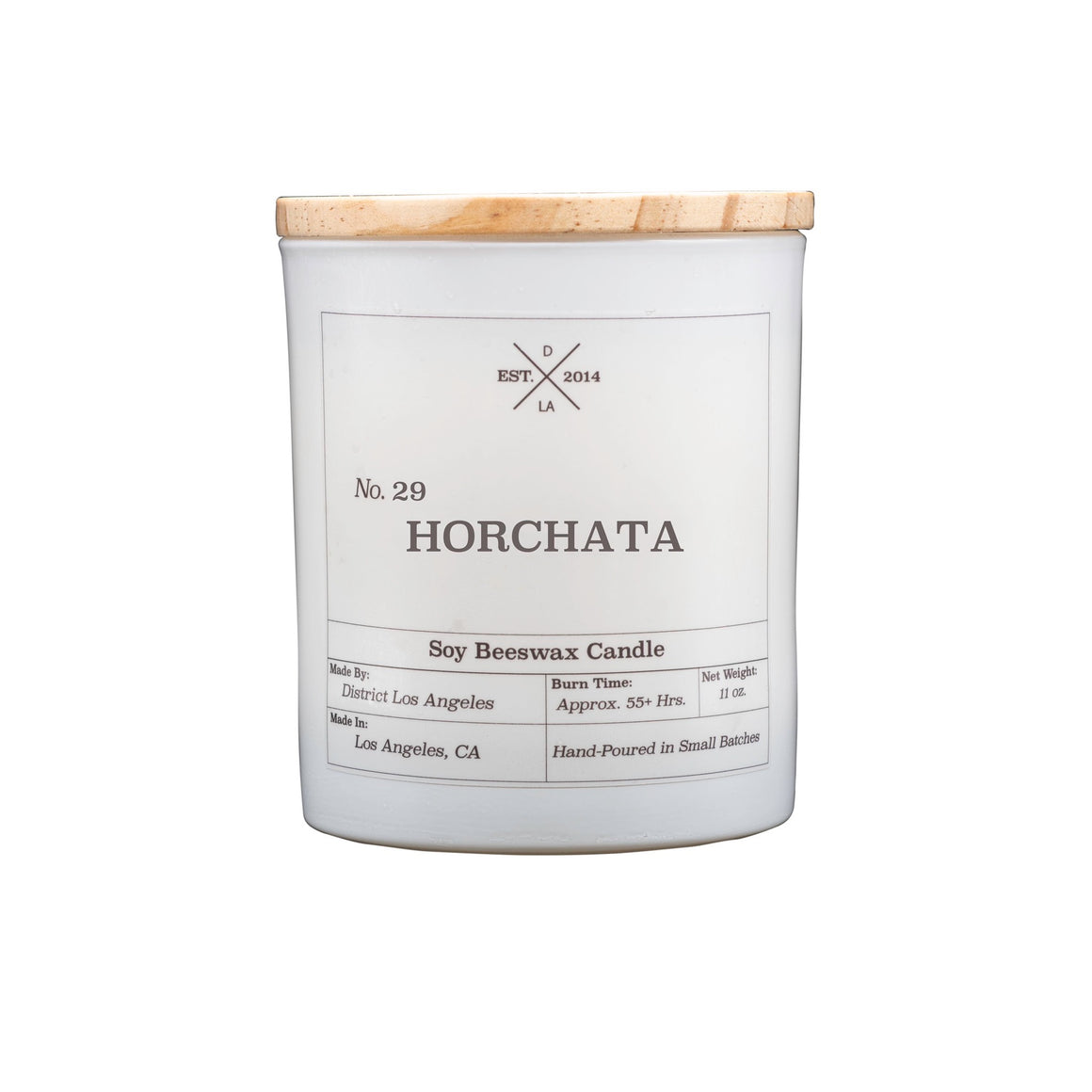 White Tumbler Candle | Horchata